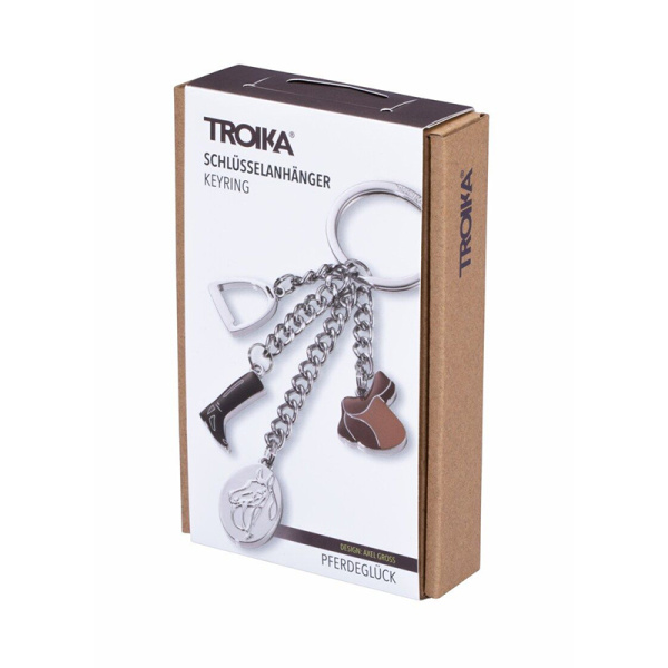 Брелок TROIKA "Лошадиное счастье". Арт KR13-17/CH