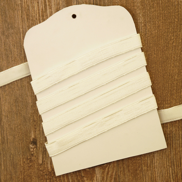 Резинка бретелечная, 12 мм, цвет белый. Арт V50/12/0001