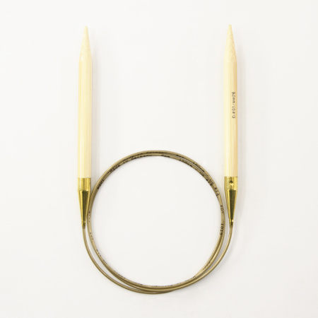 Спицы, круговые, бамбук addiNature BAMBOO №9, 100 см. Арт 555-7/9-100