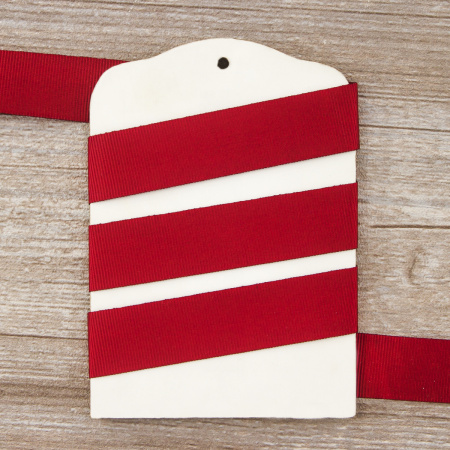 Лента репсовая SAFISA, 25 мм, 25 м, цвет 84 вишневый. Арт 350-25мм-84