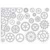Набор ножей для вырубки Sizzix® Thinlits™ Die Set Set 22PK - Gearhead by Tim Holtz®. Арт 661184