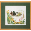 Набор для вышивания "Утки", канва лён 36 ct. Арт 2065