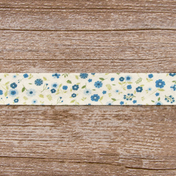 Косая бейка с рисунком SAFISA, арт.6626, 20 мм, 20 м, цвет 02. Арт 6626-20мм-02