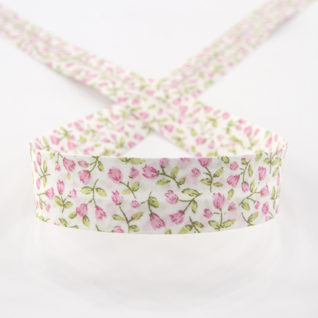 Косая бейка с рисунком SAFISA, арт.6484, 20 мм, 20 м, цвет 02. Арт 6484-20мм-02