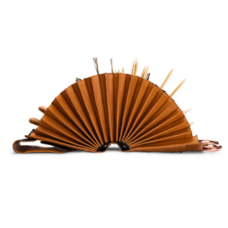 Органайзер для круговых спиц "Betina XL" Whisky. Арт QB-4619/Whisky