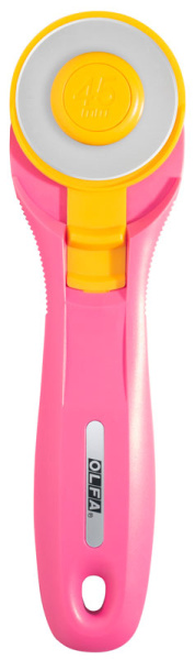 Дисковый нож с удобным хватом, диаметр 45 мм, розовый. Арт RTY-2C PINK