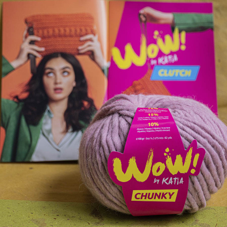 Пряжа Wow-Chunky, 75% акрил, 15% шерсть, 10% альпака, 100 г, 75 м. Арт 1312.57