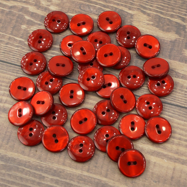 Пуговицы CONCEPT Mother of Pearl, размер 24, полиэстер, цвет COL.66. Арт 75315-024-COL.66