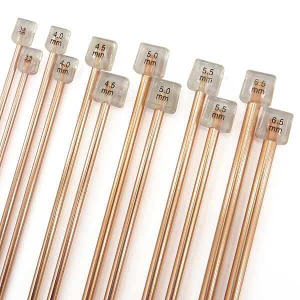 Набор спиц прямых алюминиевых Hemline, 35 см. Арт +T35300650/RG/2