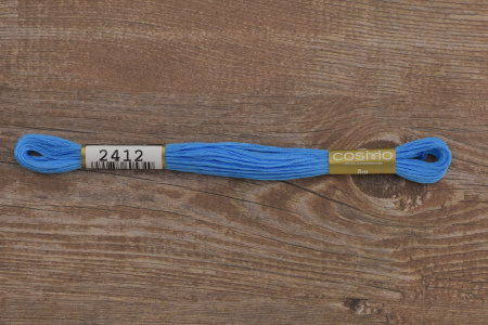 Мулине COSMO однотонный цвет  2412      . Арт 25-6/2412      