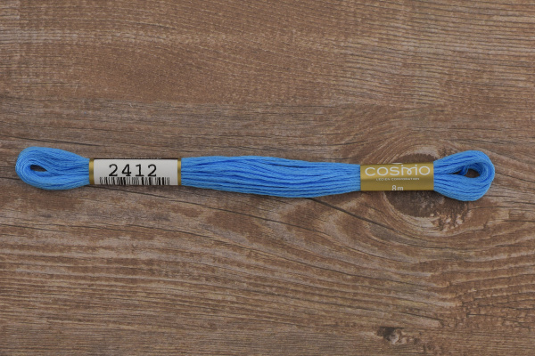 Мулине COSMO однотонный цвет  2412      . Арт 25-6/2412      