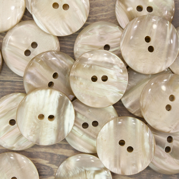 Пуговицы CONCEPT Mother of Pearl, размер 32, полиэстер, цвет COL.3 Snail. Арт 75315-032-COL.3SNAIL