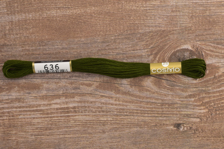 Мулине COSMO однотонный цвет  636       . Арт 25-6/636       