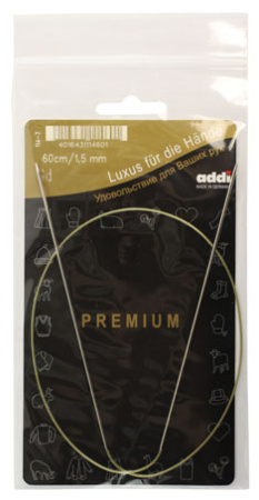 Спицы, круговые, экстратонкие, addiClassic № 1.5, 60 см. Арт 114-7/1.5-60