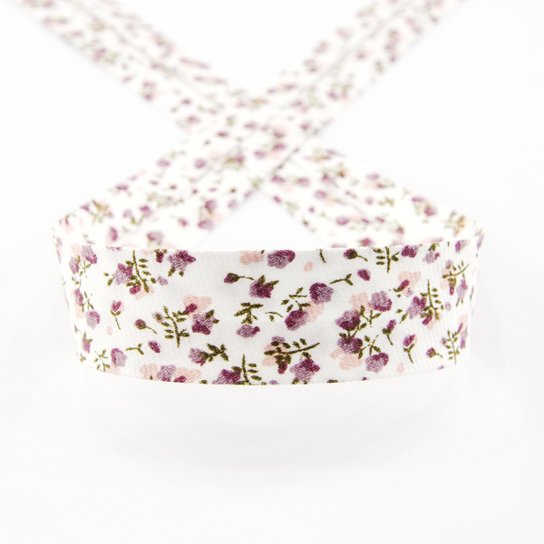 Косая бейка с рисунком SAFISA, арт.6592, 20 мм, 20 м, цвет 02. Арт 6592-20мм-02