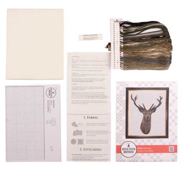 Набор для вышивания "Олень", канва Aida 16 ct. Арт DSB050A