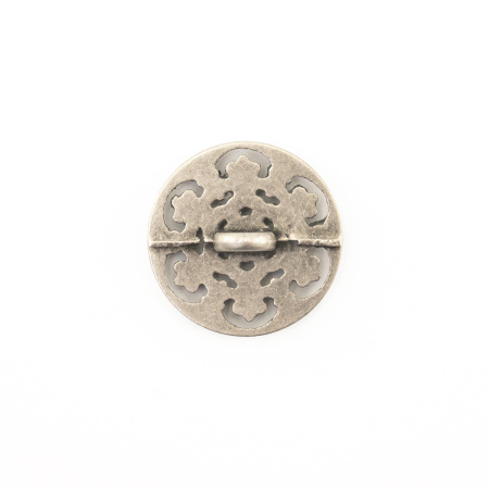 Пуговица DISBOTON, размер 24  цвет  C/ARGENT ANT.ART.AA0584. Арт 3247624AA-AN80D