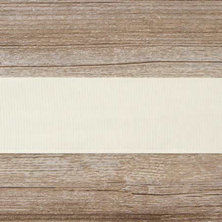 Лента репсовая SAFISA, 50 мм, 25 м, цвет 03 молочный. Арт 350-50мм-03