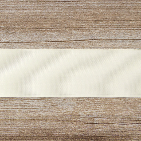 Лента репсовая SAFISA, 50 мм, 25 м, цвет 03 молочный. Арт 350-50мм-03