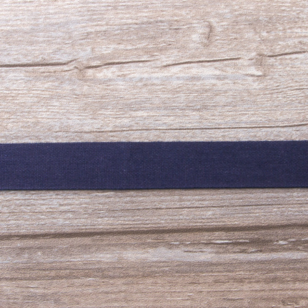 Тесьма киперная хлопковая на блистере SAFISA, 25 мм, 2 м , цвет 15, темно-синий. Арт P00260C-25мм-15         