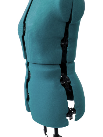 Манекен портновский раздвижной, размер S, цвет зеленый опал. Арт MR031.FG3280C/G002