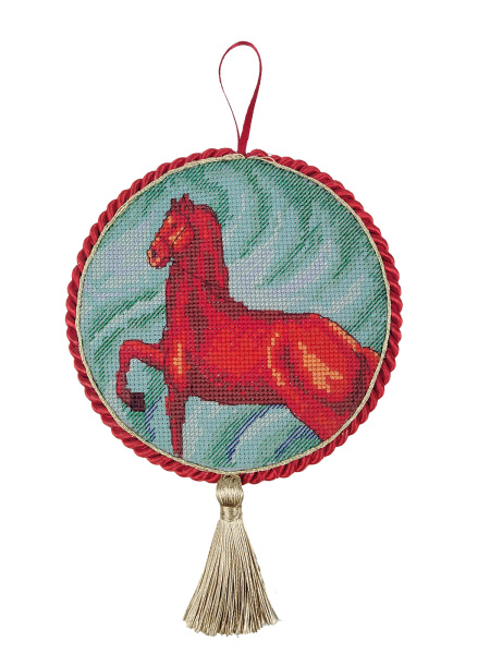 Набор для создания пинкипа "Красные кони". Арт 21.002.39