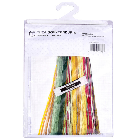 Набор для вышивания "Жёлтый гладиолус", канва лён 36 ct. Арт 3072                    