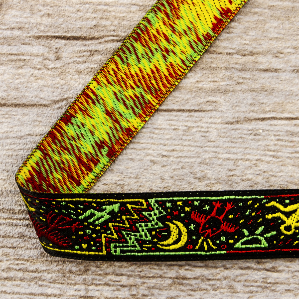 Лента жаккард SAFISA, 20 мм, 15 м, цвет 01. Арт 9098-20мм-01             