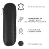 Пенал для ручек "Leather Case" на молнии, 15 х 5 х 2 см, натуральная кожа, цвет черный. Арт 90686