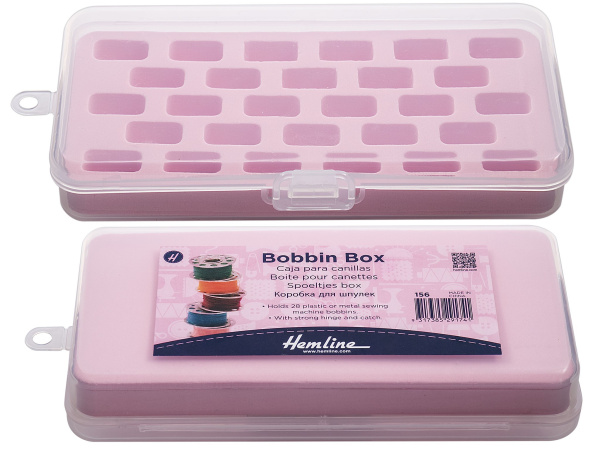 Органайзер для шпулек, 19 x 9,5 x 3 см, пластик. Арт 156