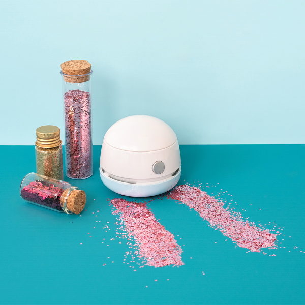 Пылесос миниатюрный "Glitter Mini Vac" для очистки рабочей поверхности. Арт 661068