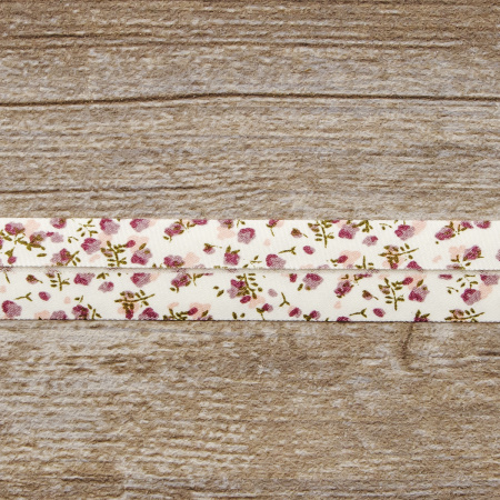 Косая бейка с рисунком SAFISA, арт.6592, 20 мм, 20 м, цвет 02. Арт 6592-20мм-02