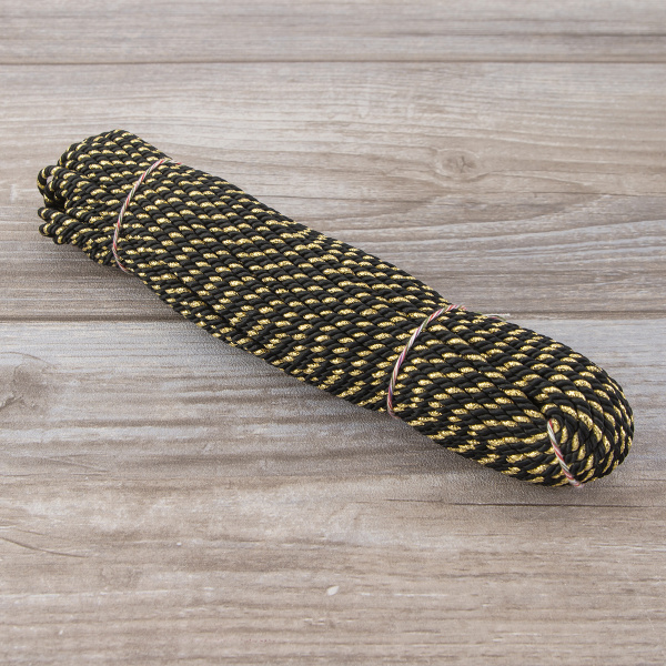 Шнур витой PEGA, черный, 4 мм. Арт 845211940DA701          