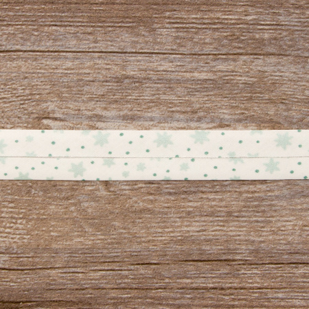 Косая бейка с рисунком SAFISA, арт.6594, 20 мм, 20 м, цвет 03. Арт 6594-20мм-03