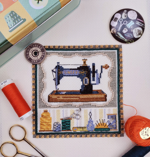 Набор для вышивания "Швейная машинка". Арт 13.003.24