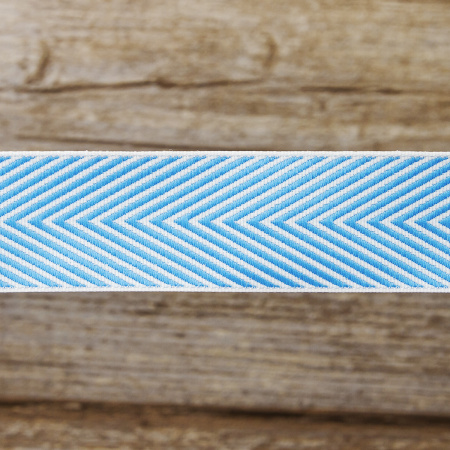 Лента жаккард SAFISA, 25 мм, 25 м, цвет 04. Арт 9202-25мм-04