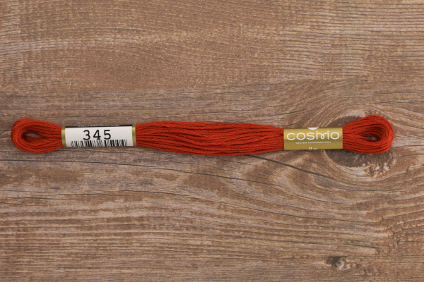 Мулине COSMO однотонный цвет  345       . Арт 25-6/345       