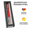 Ручка перьевая "Eleganza Classic" с синим картриджем, размер пера M, 0.5 мм, цвет корпуса красный . Арт 34638