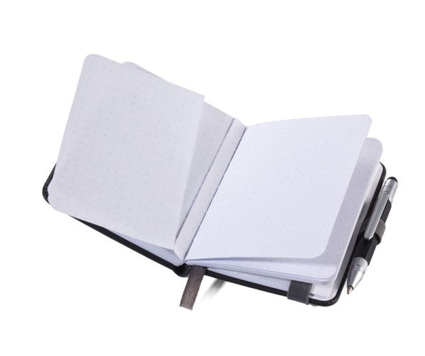 Блокнот с шариковой ручкой TROIKA . Арт NPP25/BK