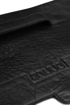 Крышка "Callie" для сумки с ручкой и пришивной кнопкой Black. Арт QB-4458/Black