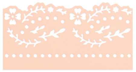 Картридж-дырокол "Цветы" для вырубки по краю. Арт 60000372