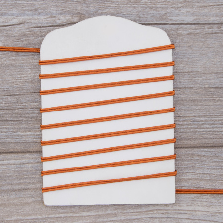 Шнур-сутаж PEGA, темно-рыжий, 3 мм. Арт 841113909A7302