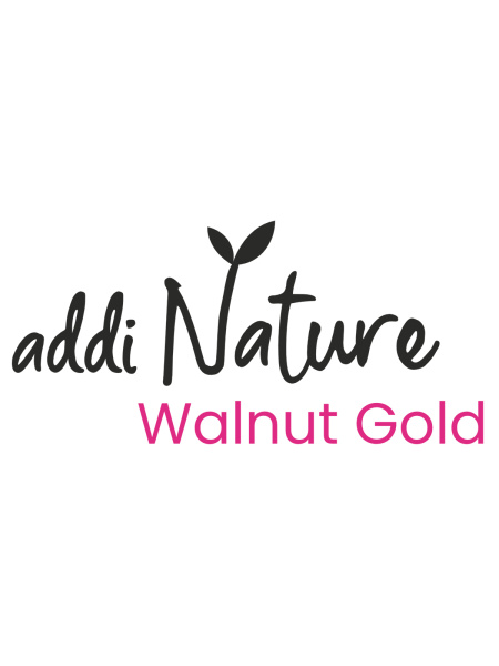 Крючок вязальный с ручкой из грецкого ореха addiNature Walnut Gold, №5,5, 16 см. Арт 588-2/5.5-16