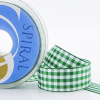 Лента с рисунком клетка SAFISA, 25 мм, 25 м, цвет 25, зеленый. Арт 469-25мм-25             