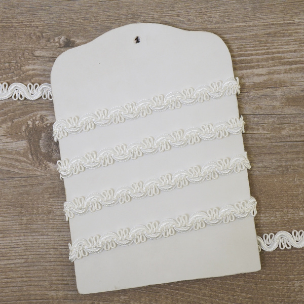 Тесьма PEGA тип интерьерная, цвет белый, 10 мм. Арт 844153510B1101          