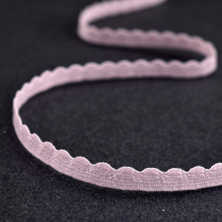 Кант-тесьма, 8 мм, цвет розовый. Арт 2176/06