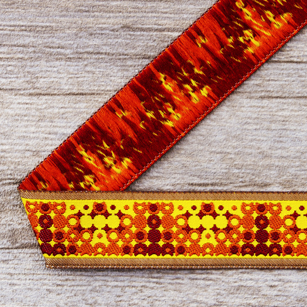 Лента жаккард SAFISA, 25 мм, 15 м, цвет 04. Арт 9105-25мм-04