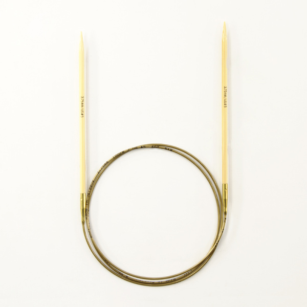 Спицы, круговые, бамбук addiNature BAMBOO №3,75, 100 см. Арт 555-7/3.75-100