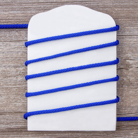 Шнур плетеный SPIRAL ( SAFISA), 4 мм, 25 м, цвет синий. Арт 25281-4-13