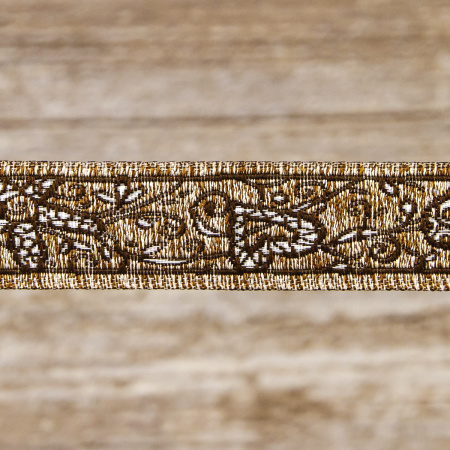 Лента жаккард SAFISA, 16 мм, 15 м, цвет 03. Арт 9104-16мм-03            